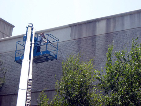 exterier building washing Boston